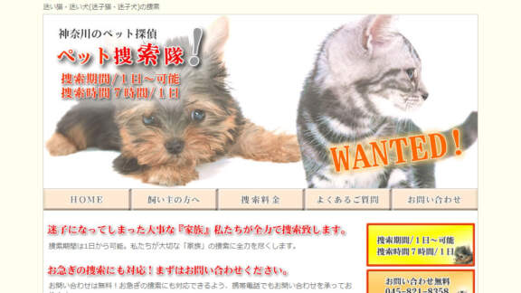 ペット捜索隊!